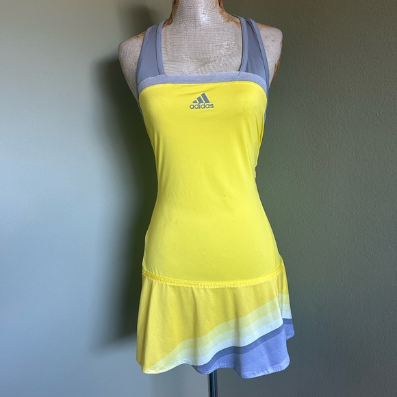 Adidas Formotion Climacool Tennis Yellow and Gray Dress Sz S - Picture 1 of 10